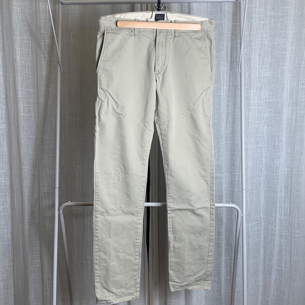 J.Crew slim fit(484) broken in chinos.